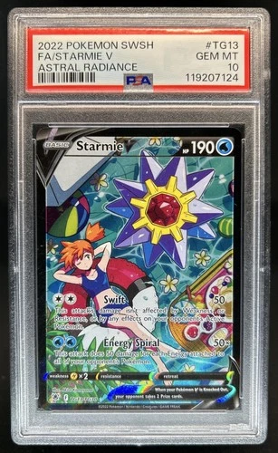 2022 Pokemon SWSH Astral Radiance Starmie V Trainer Gallery #TG13/TG30 PSA 10