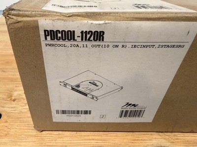 Middle Atlantic PDCOOL-1120R Power Panel 11 Outlets 20A IEC Rack Surge Protecti 