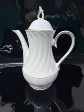 Winterling R&ouml;slau Bavaria Kaffeekanne Goldrand Porzellan
