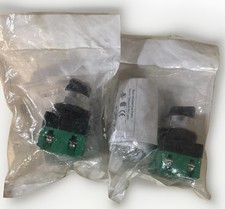 Lot of 2 c3controls SSO2-ASHWE-NO/NO 30 mm 2 Position Selector Switch New Sealed