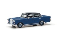 Herpa 430739-004 Mercedes-Benz 200 Heckflosse - Blau/Schwarz 1:87 Neu + Ovp