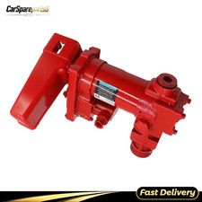 Heavy Duty Cast Iron Rotary Vane Fuel Transfer Pump 12V DC 15GPM High Flow