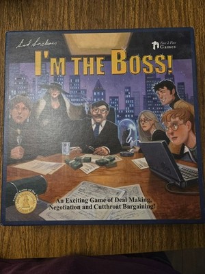 I'm the Boss! Board Game 2004 by Face2Face Games Complete