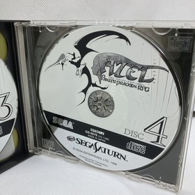 Azel Panzer Dragoon RPG W/Manual Sega Saturn SS Retro Good Used Game NTSC-J JP