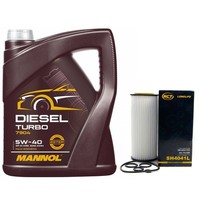 MotoröL Set 5W40 Diesel Turbo 5 Liter + ÖLfilter FüR BMW 3Er 330D E46 7Er 5Er