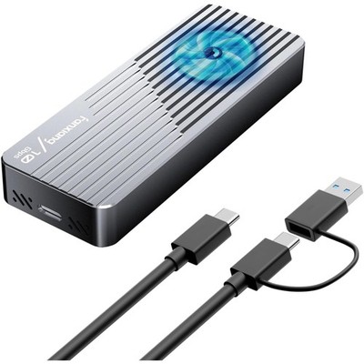 M2 NVMe Gehäuse USB 3.2 Gen 2 SATA 4TB Aluminium Adapter Kabel