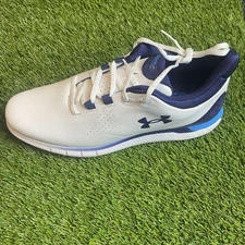 Under Armour  Drive Fade SL Spikeless Golf White/blue 3026922-101 Size 11