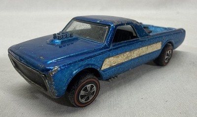 Hot Wheels Redlines Sky Show Fleetside VHTF Blue Original Has Wear