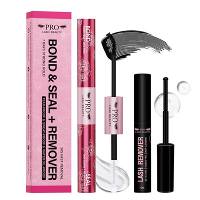 PROLASHBEAUTY Lash Cluster Glue Lash Glue Remover Kit for Clusters Lash, Long La