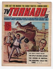 1967 CITY MAGAZINES TV TORNADO #6 BATMAN, SUPERMAN, FLASH GORDON, TARZAN RARE UK