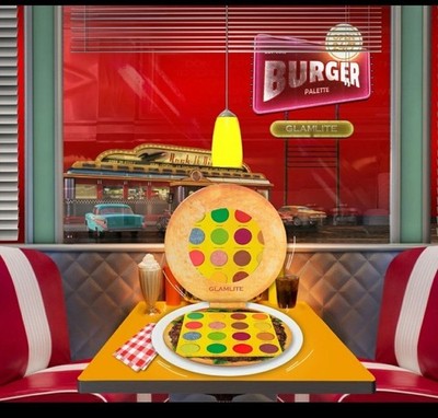 New Glamlite Burger Palette 16 Shades Limited Edition Sold Out Rare Authentic