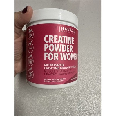 Havasu Micronized Creatine Monohydrate Women Post-Workout Recovery 300g Exp 4/27