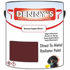 Dennys High Temp Radiators Paint - Bronze Copper Brown
