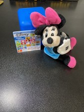 Disney Minnie Mouse Cutie Cuff Plush Slap Band Wrist Bracelet Pink Bow 2023