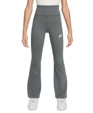 Nike Girls Classic High-Waisted Flared Leggings Gray FZ5585-010 Size Medium NWT