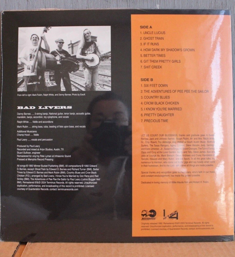 Bad Livers/Delusions of Banjer/RSD 2025 / Sealed Copy - Image 2 of 2