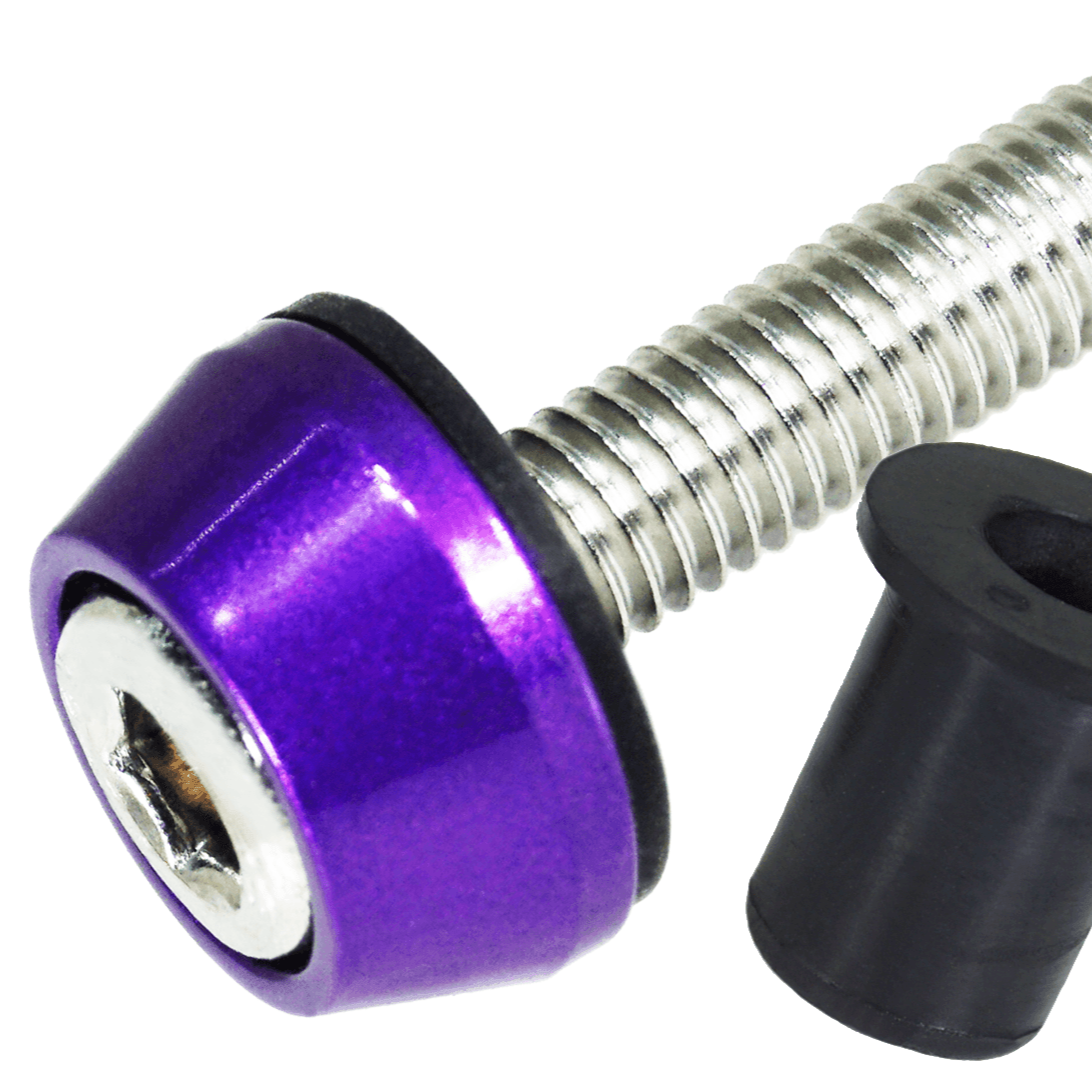 ZSPEC Body Kit Fastener, M5x20mm w/Well Nut, Stainless & Billet