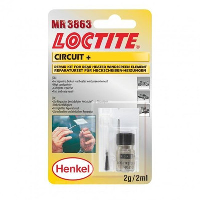 Reparatursatz Heckscheibenheizdraht LOCTITE MR 3863 2G EN/DE 1151364 Blisterpack