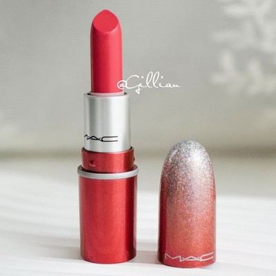 MAC Amplified Creme Lipstick ~ VEGAS VOLT  ~MINI TRAVEL SIZE ~ Limited Edition ~