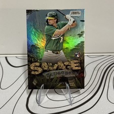 2025 Topps Stadium Club Savage Sluggers SS-21 Nick Kurtz Athletics Rookie