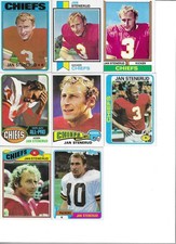 Jan Stenerud Football Card Lot