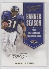 2016 Panini Prestige Banner Season Jamal Lewis #19 7l6