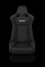 BRAUM Venom-R Series Fixed Back Bucket Seat - Black Cloth / Carbon Fiber - Each