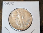 1945-S and 1947 P Walking Liberty Half Dollar. 90% Silver 2 Coin Lot AU/UNC