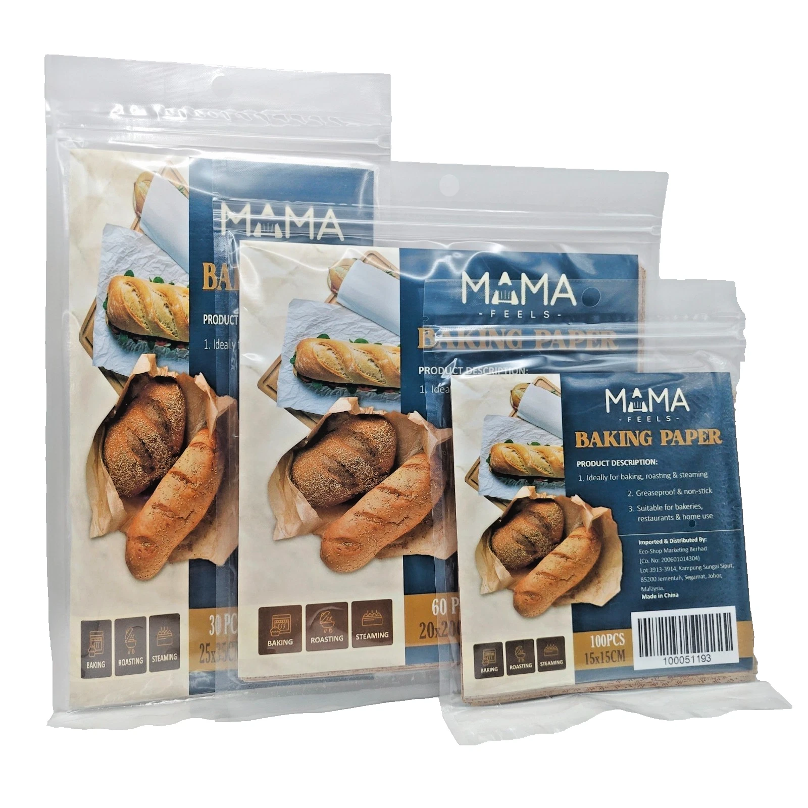 Unbleached Parchment Paper Baking Sheets Bundle Precut Non-Stick Parchment Paper