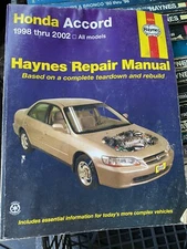 Haynes 42014 Repair Manual  Honda Accord 1998-2002