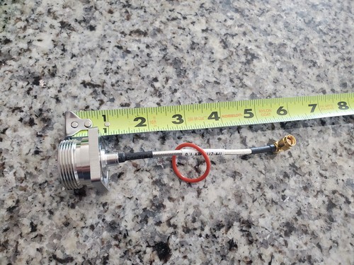 Cable plenario macho Low PIM 7/16 DIN hembra a SMA 6" pulgadas - Imagen 2 de 5