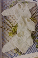 Stylecraft Knitting Pattern 4453 Baby DK Sweater, Cardigans 12-24"
