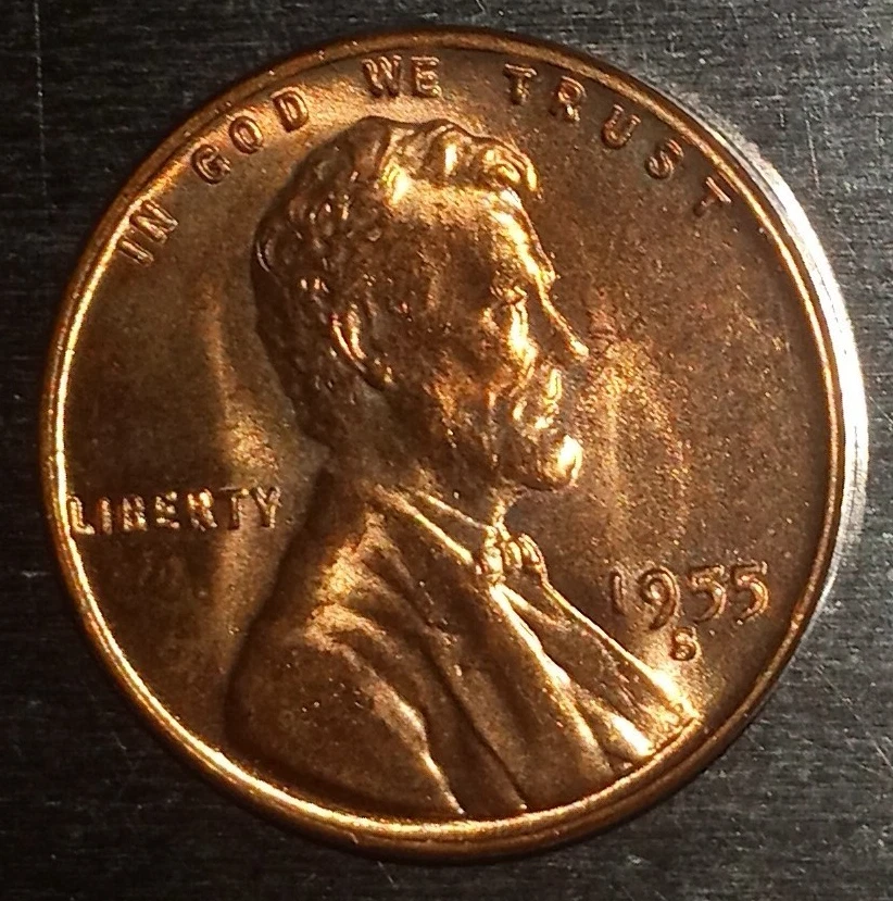 1955/99 S-S Lincoln 1C UNC Errors: DDO-Die Chips-Struck Through-S Close to Nose - Image 4 of 4