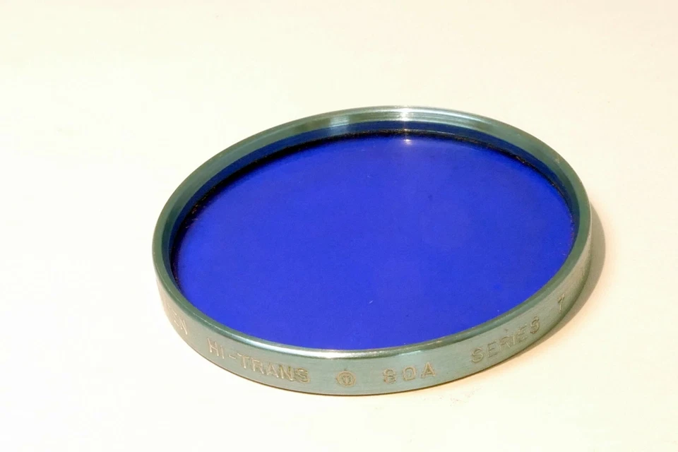 Tiffen Hi-Trans Series 7 VII 50.8mm filter drop in 80A light blue cooling  - Image 2 of 4