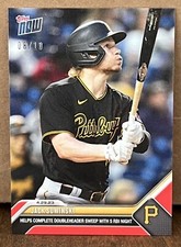 2023 Topps Now #202 Jack Suwinski Pittsburgh Pirates Red Parallel 08/10