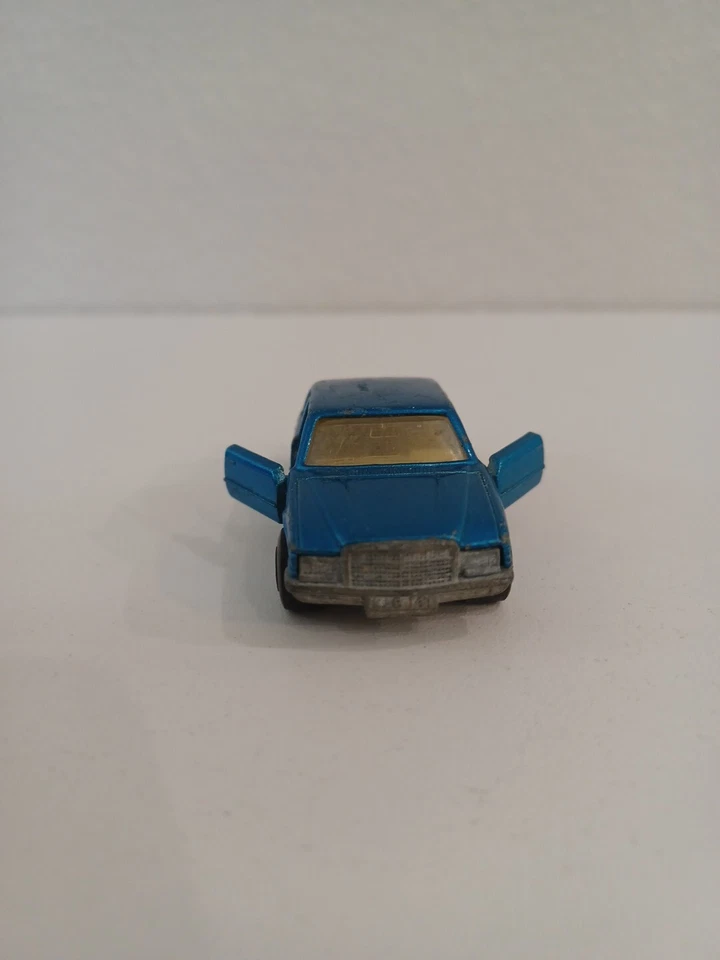 火柴盒 #56 1979 梅赛德斯 450 SEL 蓝色莱斯尼英国制造 — 第 4/4 张图片