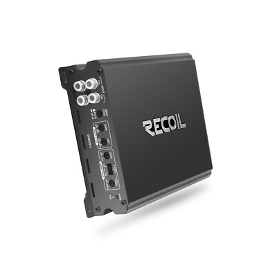 Recoil A DI1200-4 Full-Range Class-D 4-Channel Car Audio Amplifier, 2400 Watts