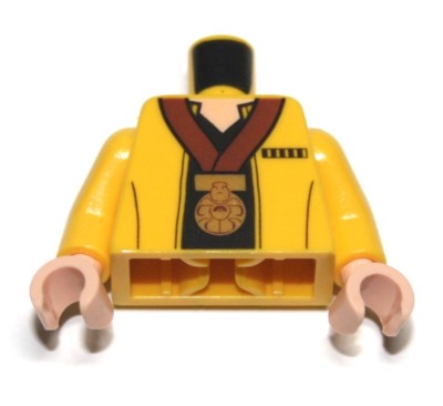 1x LEGO  Torso Körper Star Wars Luke Skywalker Medaille  973pb0613c01 NEU Gelb