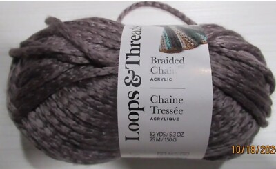LOOPS & THREAD BRAIDED CHAIN.  THITIAN PEARL