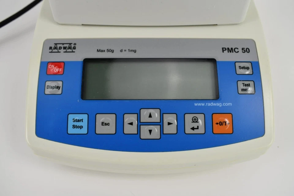 Medidor analizador de humedad Radwag PMC50 máximo 50 g, d = 1 mg Foto 3 de 4