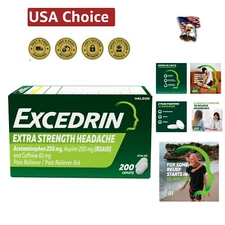 Effective Extra Strength Pain Relief Caplets for Various Pains - 200 Count