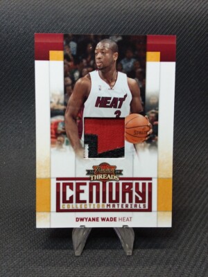 2009-10 Panini Threads Dwayne Wade /25 Century Collection Materials 3 color  