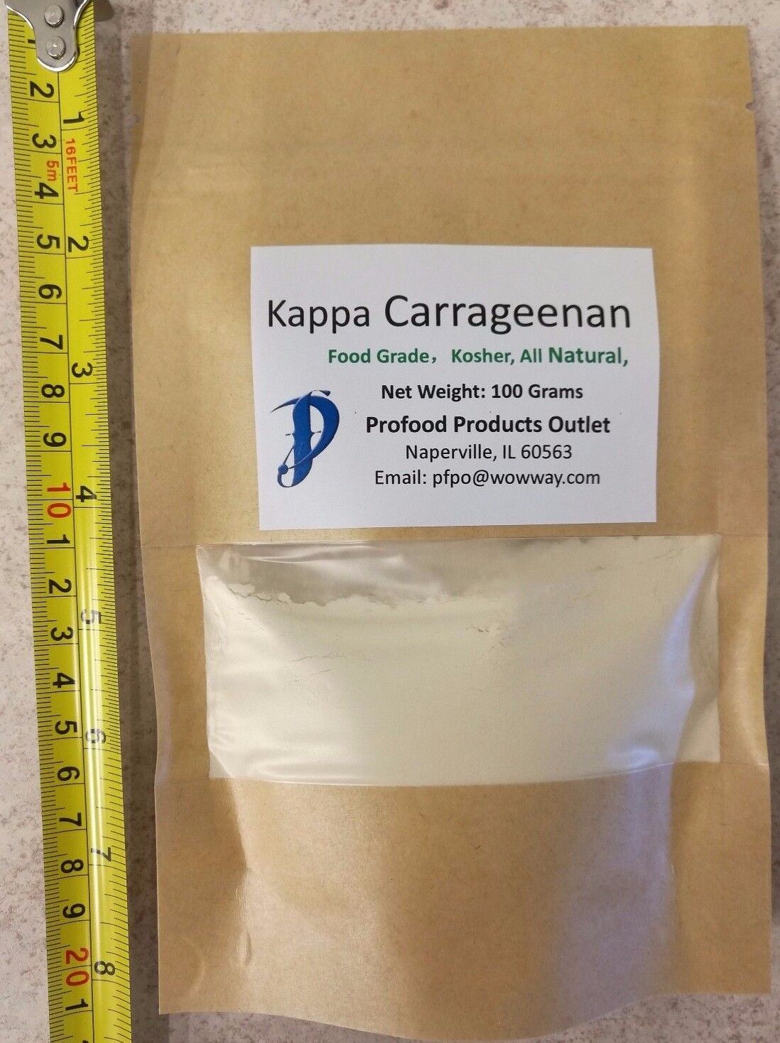 C41070-100.0 - Carrageenan, Kappa Type, 100 Grams