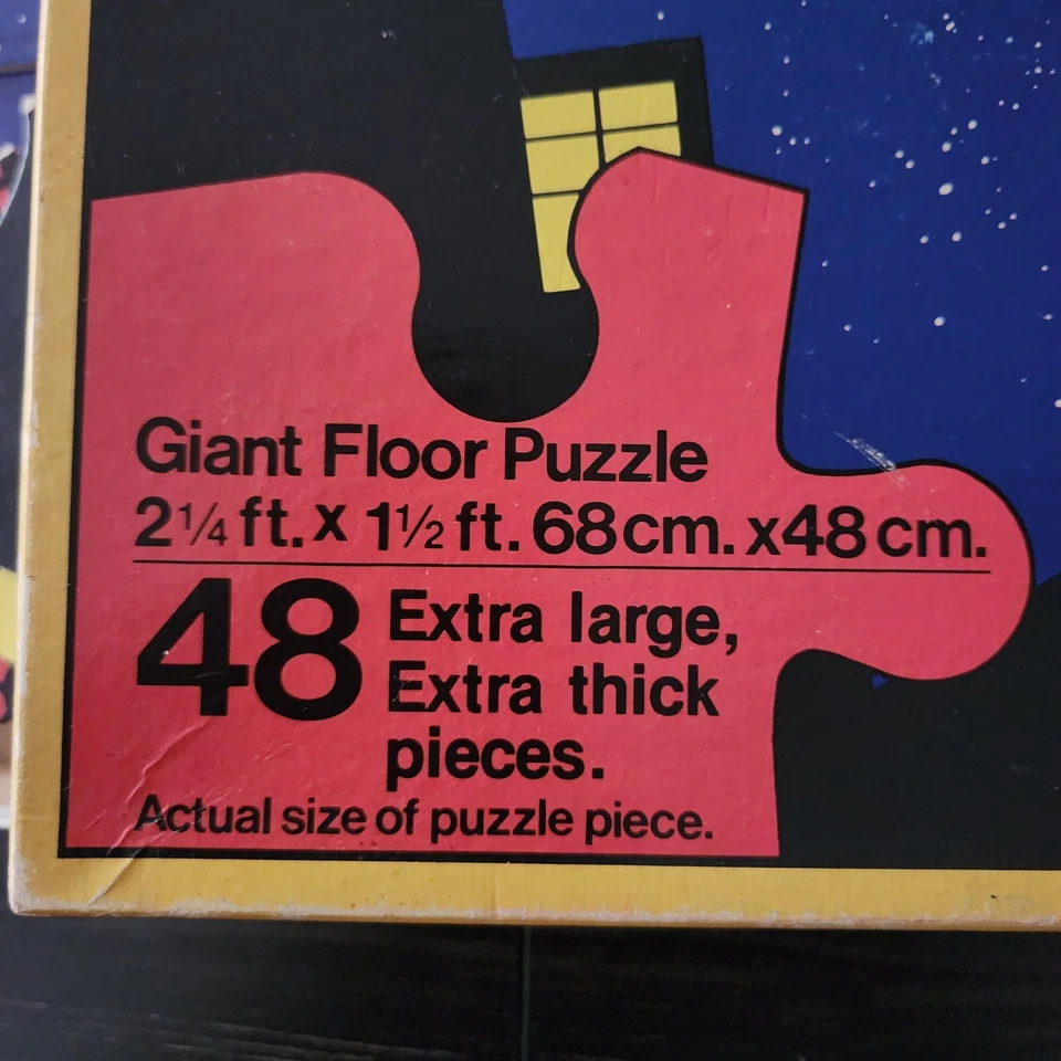 SPIDERMAN Giant Floor Puzzle 1977 Waddingtons 48 Piece Vintage 2.25 X 1.5 Ft - Image 3 of 4