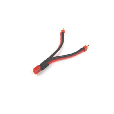 T-Plug Deans Parallel-Kabel 1 Buchse auf 2 Stecker - Y Adapterkabel für Lipo Akk