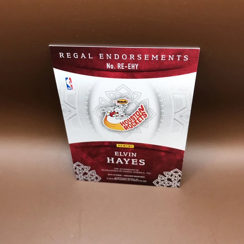 2015-16 Panini Excalibur Elvin Hayes Regal Endorsements Auto #032/254 Rockets - Image 2 of 2