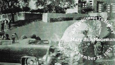 Mary Moorman signed Business Card JFK Assassination Witness EX RARE COA LOOK!