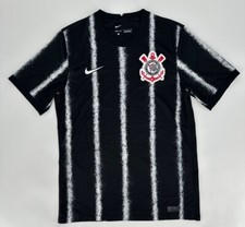 Nike Jersey Men's Medium S.C. Corinthians 2021/22 Stadium Away Black CV7910 010