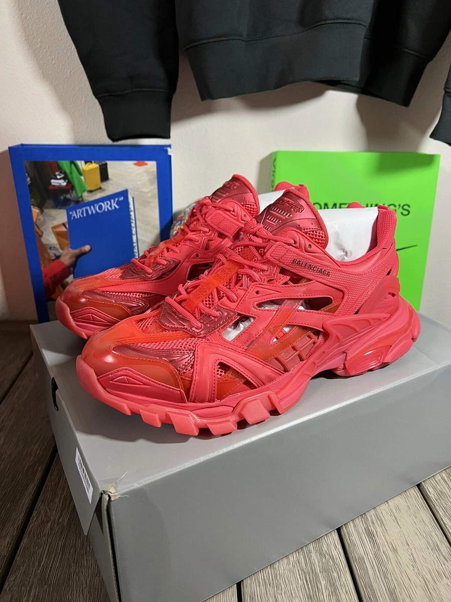 red balenciaga tracks