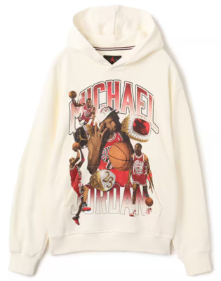 Jordan Flight Fleece Graphic Pullover Hoodie Sail HJ4396-133 Size L